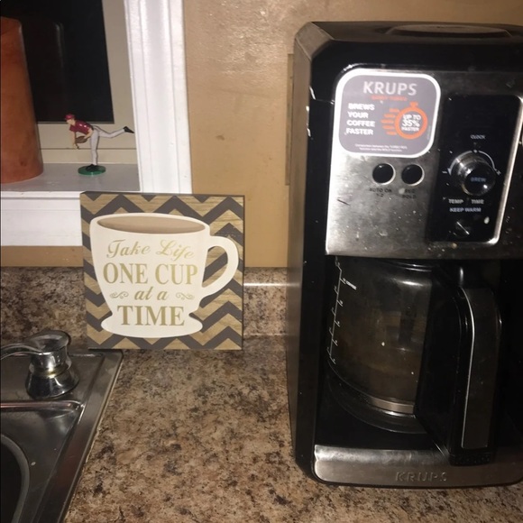 Wall hanging TAKE COFFEE ON DAY AT A TIME - Picture 3 of 4